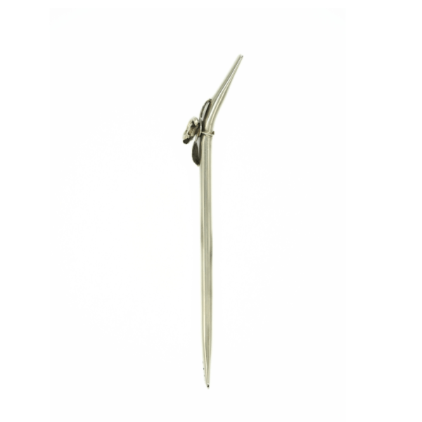 "Silver Rose" Alpaca Yerba Mate Bombilla - Image 3