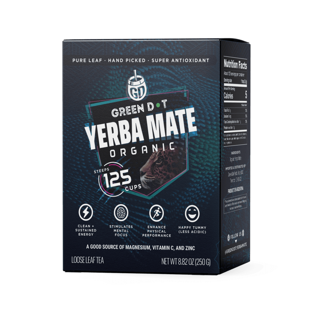 Organic Unsmoked Yerba Mate Tea 350g Bag Argentina Reserve Regenerative Farm