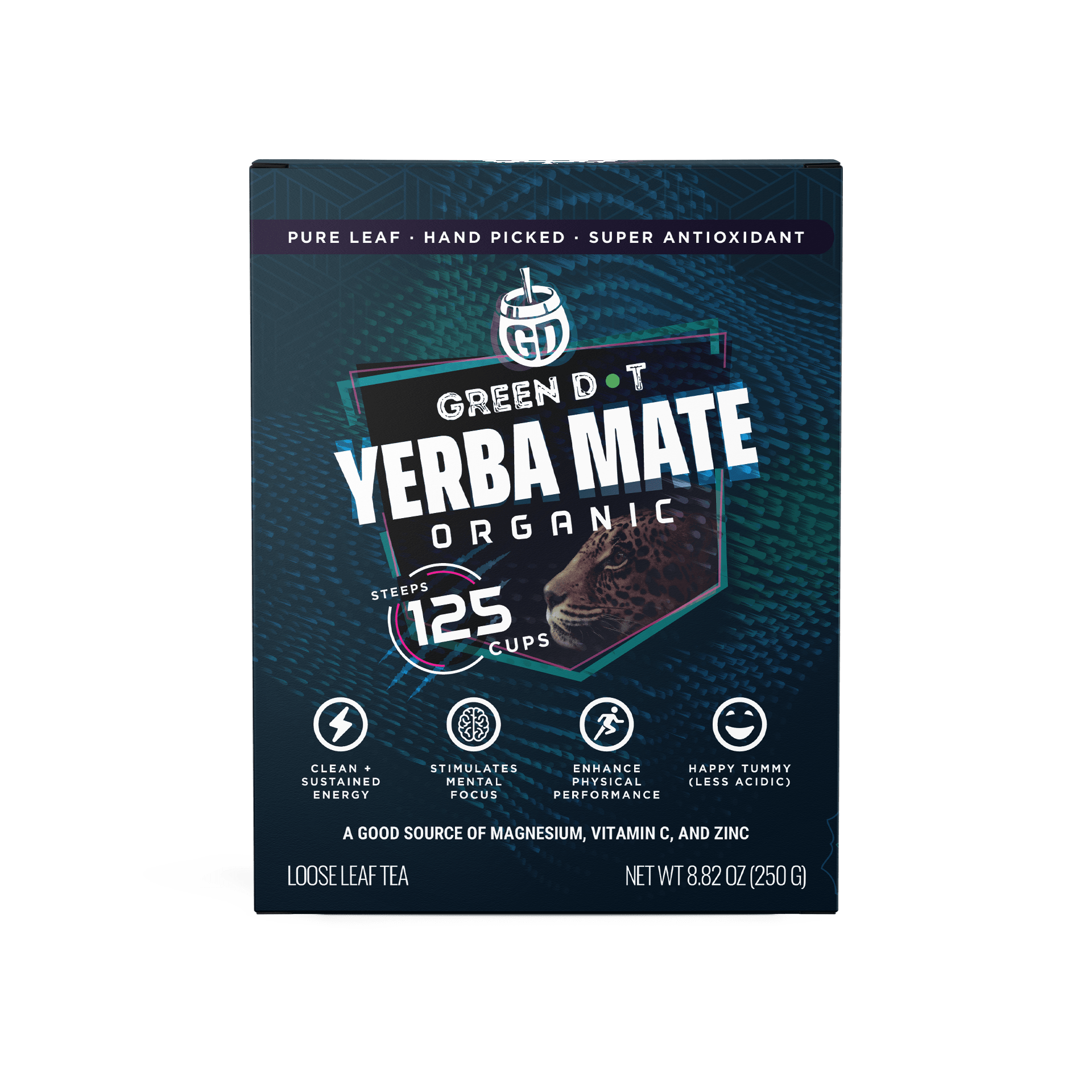 Organic Unsmoked Yerba Mate Tea 350g Bag Argentina Reserve Regenerative Farm